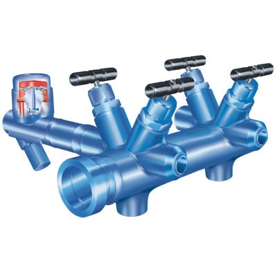 Компактные коллекторы для сбора конденсата ARI-CODI S 46671-12 PN 63 12 Фланец Стандарт