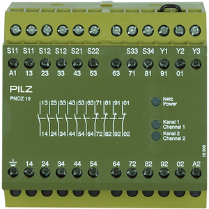 774002 Pilz Реле безопасности (автономный) PNOZ 10 48VAC 6n/o 4n/c