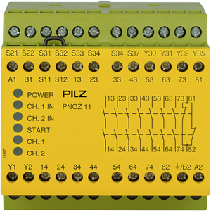 774080 Pilz Реле безопасности (автономный) PNOZ 11 24VAC 24VDC 7n/o 1n/c