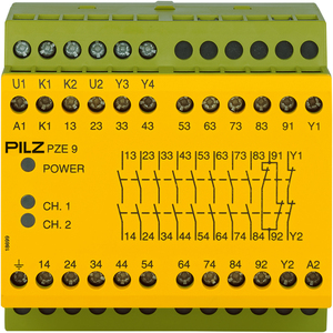 774143 Pilz расширение контактов PZE 9 110-120VAC 8n/o 1n/c