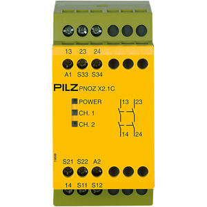 774305 Pilz Реле безопасности (автономный) PNOZ X2.1C 24VAC/DC 2n/o