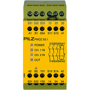 774321 Pilz Реле безопасности (автономный) PNOZ X3.1 230VAC 24VDC 3n/o 1n/c 1so