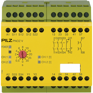774790 Pilz Реле безопасности (автономный) PNOZ V 30s 24VDC 3n/o 1n/c 1n/o t