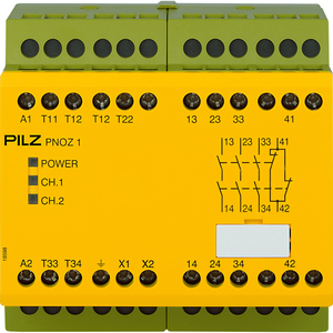 775630 Pilz Реле безопасности (автономный) PNOZ 1 110-120VAC 3n/o 1n/c