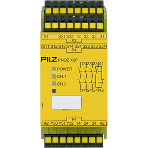 787310 Pilz Реле безопасности (автономный) PNOZ X3P C 24VDC 24VAC 3n/o 1n/c 1so