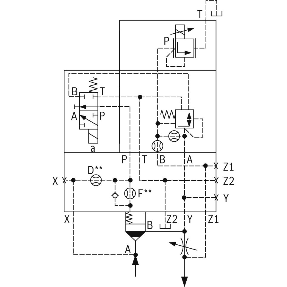 R900971590 крышка логического блока LFA40DREWZ-7X/014 Bosch Rexroth